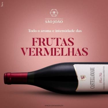 Imagem de Vinho  Castellmare Pinot  Noir, 750 Ml - Coop. Vinicola Sao  João