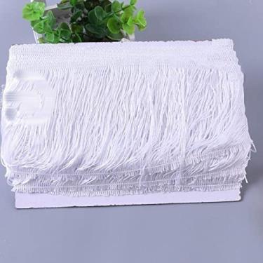 Imagem de 1 peça 15 cm de largura de poliéster borla densa franja aparar rendas saia de dança de palco latino roupas acessórios diy, 19