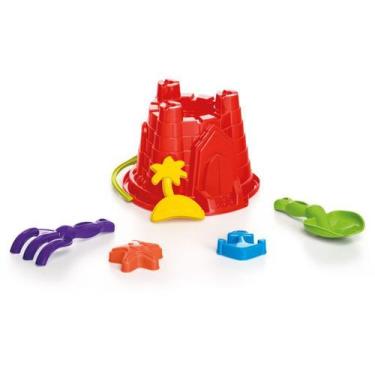 Imagem de Brinquedo Kit Reino De Areia Infantil Tateti Praia