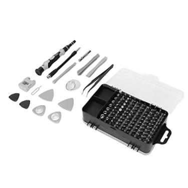 Imagem de Tyenaza Kit de chave de fenda de precisão, kit de chave magnética 115 em 1, ferramenta de reparo profissional de chave de fenda eletrônica para celular, console de jogos, tablet, PC