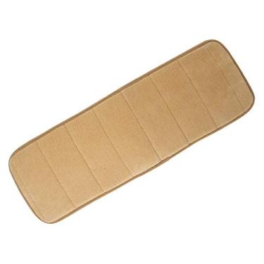 Imagem de Almofadas de cotovelo macias, almofada de teclado de algodão com memória ultra-absorvente, antiderrapante para desktop de escritório, mouse pad, cáqui, 1 peça
