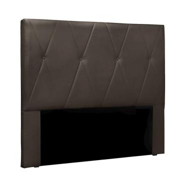 Imagem de Cabeceira Para Cama Box Casal Aquilla 140Cm Veludo Marrom