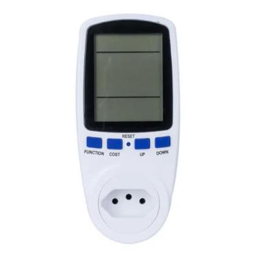 Imagem de Wattímetro Digital Medidor Energia Tomada Br 120V 15A Tomada