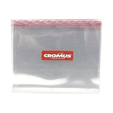 Imagem de Cromus 100 Sacos Adesivado Porta-Treco Presente Transp. 10X10Cm
