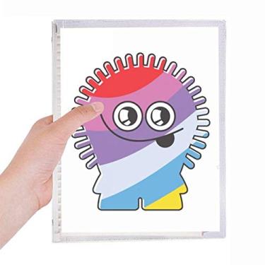 Imagem de Caderno Alien Rainbow Universe e Alienígena Diário Folhas Soltas Recarregável Diário Papelaria