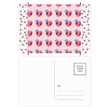 Imagem de Dinosaur Kingdom Love You Christmas Flower Celebration Cartão postal Blessing Mailing Card