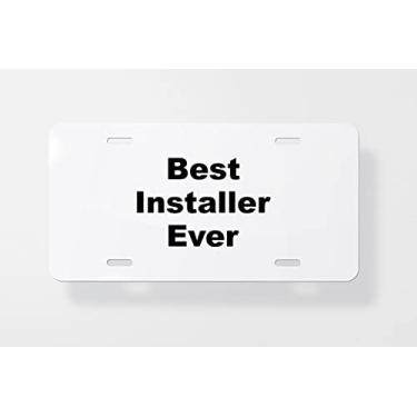 Imagem de Capa para placa de carro Installer – Capa para placa de carro – Capa para placa de carro 15 x 30 cm
