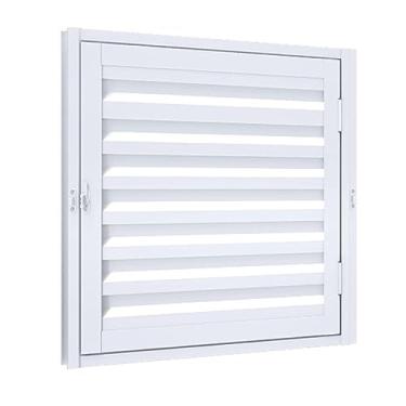 Imagem de Porta de Giro Natural Laminado para Alçapão Riobras Alumínio 80cm x 60cm Branco