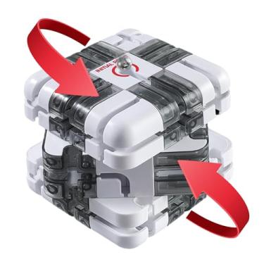 Imagem de Cubo de pneu e labirinto de bola para crianças | Cubo de labirinto competitivo anticolisão, cubo de bola de labirinto para aumentar a paciência e a concentração para adultos e crianças Lencyh
