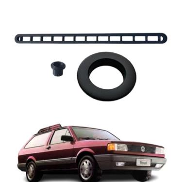 Imagem de Kit Acabamento da Ombreira Gol Quadrado Voyage Parati Saveiro GL GLS GTS GTi Preto