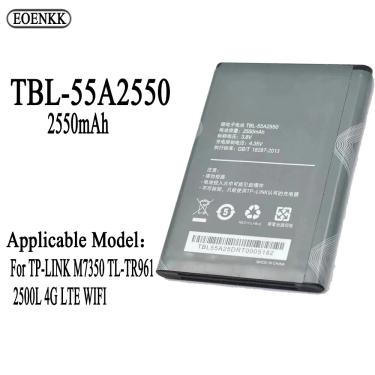Imagem de TBL-55A2550 bateria para TP-LINK m7350 TL-TR961 2500l 4g lte wifi roteador hotspot modem reparação