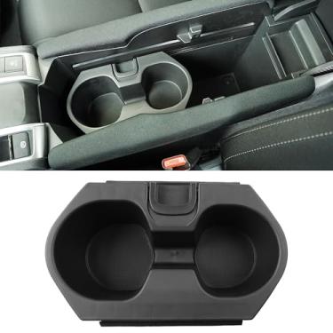 Imagem de Acessórios de inserção de suporte de copo para Honda Civic 2016-2021 Lx Ex Si Sport Hatchback Coupe Sedan Insight, adaptador de suporte de garrafa de bebida para console central substitui