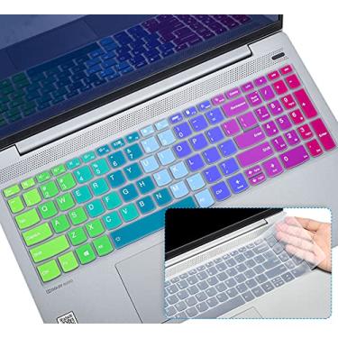 Imagem de Capa de teclado com 2 peças para Lenovo ideaPad 5 39.6 cm, Lenovo Yoga 7i 39.6 cm 40.6 cm, Lenovo ideaPad Flex 5 5i 15.6, Lenovo ideaPad 3i 15, Lenovo ThinkBook 15 G2 G3 15P, ideaPad Flex 5 15IIL05 2