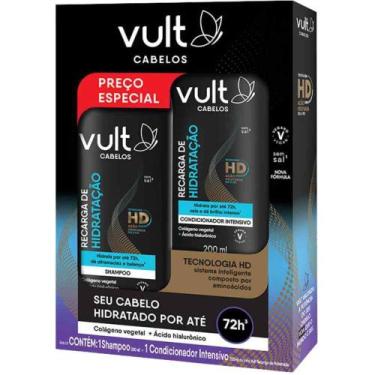 Imagem de Kit Shampoo E Condicionador Vult Recarga De Hidratação 200ml