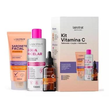 Imagem de Kit Labotrat Sabonete Facial + Água Micelar + Vitamina C