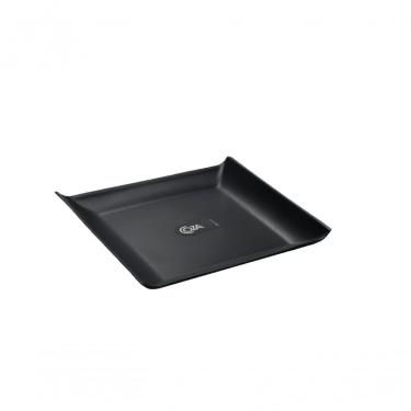 Imagem de Prato Quadrado Casual Pequeno Cozy 16 X 16 X 2,5 Cm Preto Coza