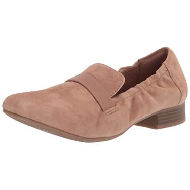 Imagem de Clarks Mocassim feminino Tilmont Eve, Camurça Praline, 37