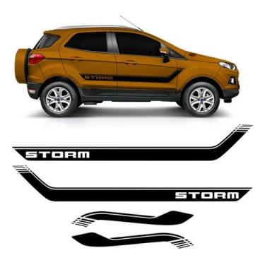 Imagem de Faixa Lateral E Capô Ford Ecosport Storm 2019/2021 Preto - Resitank
