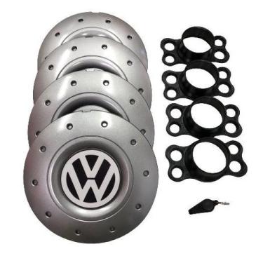 Imagem de Jogo de Calotas de Centro Miollo para VW Voyage Aro 15 2016/2019 Estil
