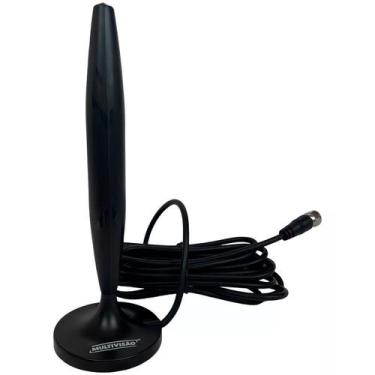 Imagem de Antena Digital Interna Tv E Conversor Uhf Hd Cabo Coaxial 3m  - Multiv
