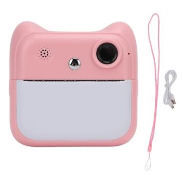 Imagem de Câmera Digital de Impressão Instantânea Brinquedo de Câmera Instantânea 48MP Tela de 2,4 Polegadas Impressão Térmica Bateria de 800mAh Imagem Nítida Zoom Digital para Estudantes