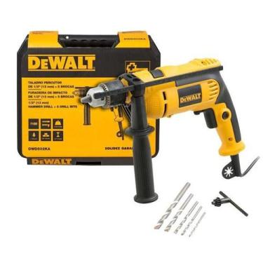 Imagem de Furadeira Parafusadeira De Impacto 1/2 127V 710w C/ 5 Brocas DWD502KA 