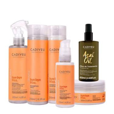 Imagem de Kit Cadiveu Professional Bye Bye Frizz Shampoo Condicionador Selagem G