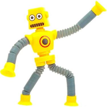 Imagem de Robô de Brinquedo com Ventosas e Tubo Telescópio com Movimentos e Dive