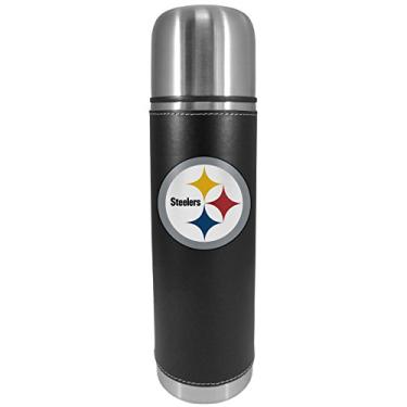 Imagem de Garrafa térmica NFL Siskiyou Sports Fan Shop Pittsburgh Steelers Graphics 737 g preta