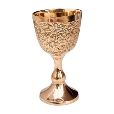 Imagem de ALADEAN Cálice de cálice vintage | 1x taças de vinho real do rei Arthur - presentes medievais renascentistas para comunhão, pacote de 1 peça de utensílios de bebida de aniversário de casamento de
