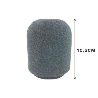 Imagem de Espuma para Microfone de Estúdio AK60 Em Poliester Preto - wisliker