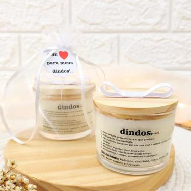 Imagem de convite para padrinhos de batismo VELA PERFUMADA 100G SO - Bia art's l