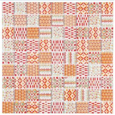 Imagem de Pastilha de vidro PW4002 - PATCHWORK LARANJA 29,2x29,2cm - GLASS MOSAI