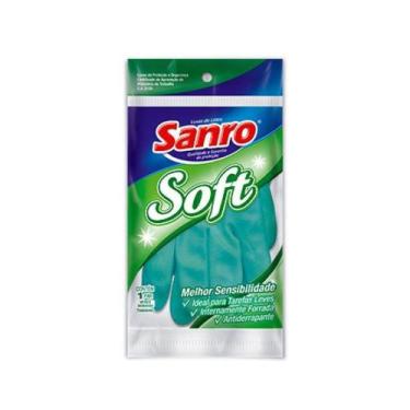 Imagem de Luva de Latex Sanro Soft Verde G