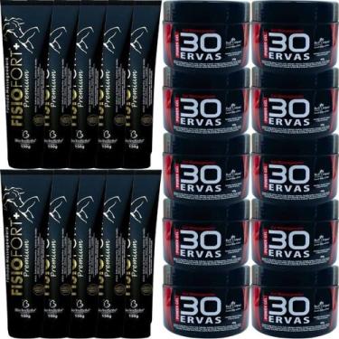 Imagem de Revenda Atacado 10 Gel 30 Ervas Power 300g + 10 Pomada Massageadora Fi