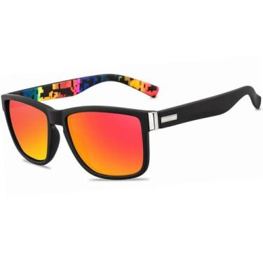 Imagem de Óculos de Sol Polarizado Esportivo Surf Vinkin UV400, Laranja