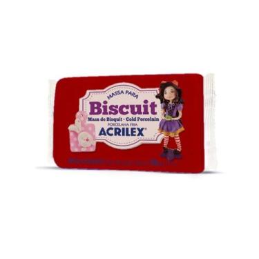 Imagem de Massa Pronta para Biscuit Porcelana Fria 90g - Acrilex, 541 - VERMELHO