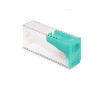 Imagem de Apontador retangular com depósito tons pastéis Faber-Castell, Verde