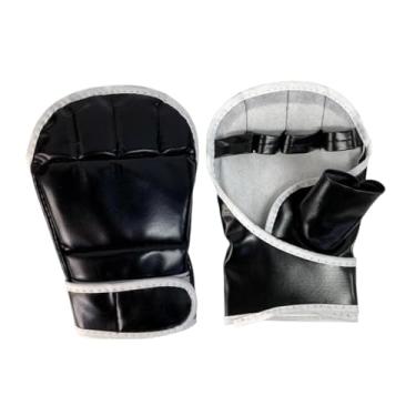 Imagem de Vaveren 2 Luvas de Boxe com Meio Dedo, Luvas de Kickboxing para Karatê, Mma, Muay Thai