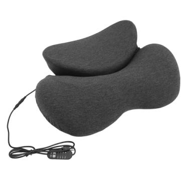 Imagem de Travesseiro de Pescoço Aquecido, Travesseiro de Pescoço Alimentado por USB 4 Níveis de Aquecimento 4 Temporizadores Travesseiro de Sono Confortável Ergonômico Travesseiro de