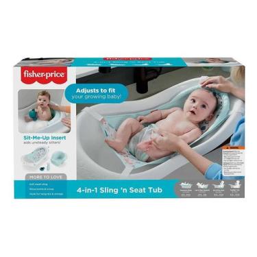 Imagem de Banheira de Luxo 4 em 1 Com Rede e Acessórios Fisher Price - GPN17