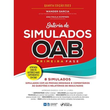 Imagem de Livro - Bateria de Simulados OAB 1ª Fase - 4ª ED - 2023