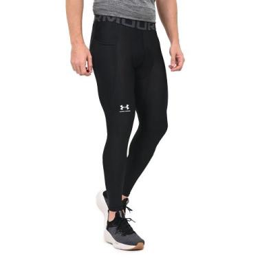 Imagem de Legging de Treino Masculina Under Armour HG, Preto, GG