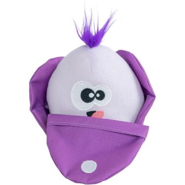 Imagem de Pelúcia Hide N` Find Couve - Flor Brinquedo de Fuçar Quebra-Cabeça Recheável Interativo Para Cães - Outward Hound