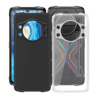 Imagem de Capa Cubot Kingkong Power 3, preta KJYFOANI + capas transparentes à prova de choque, proteção contra quedas de 360°, capa de silicone macio ultrafino para Cubot Kingkong Power 3 (6,7 polegadas) - [2