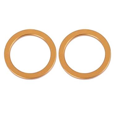 Imagem de Fure Fiere Ciclo 2 peças 30 mm ID 40 mm OD Motorcycle Exhaust Muffler Tubo Vedação de Cobre Tom para Honda CG125