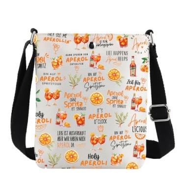 Imagem de G2TUP Aperol Spritz Bolsa tiracolo Aperol Spritz Lover Gifts Aperol Cocktail Club Gifts Aperol Spritz Party Shoulder Bag, Aperol Spritz Cb
