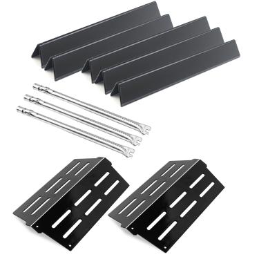 Imagem de Peças de grelha de aço de porcelana para Weber Genesis 300 Series E310 E320 E330 S310 S320 S330 E-310 E-320 S-310 S-320 E/S-330 EP/CEP-310 EP/CEP-320 EP/CEP-330, Flav. Barras e Barras de Oorização