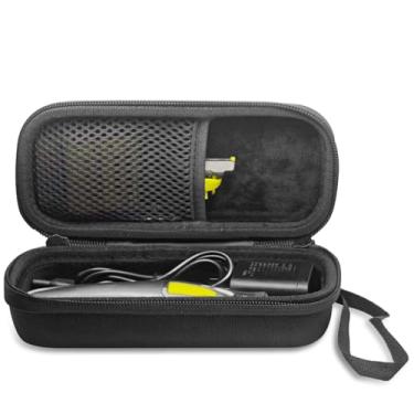 Imagem de LinMei Estojo masculino de EVA rígido organizador de viagem para QP2520 QP2530 QP2620 QP2620 QP2630 QP2724 QP2834 Aparador elétrico e barbeador preto