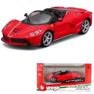 Imagem de Escala 1:43 para carro de metal fundido da coleção Race and Play da série Ferrari (LaFerrari Aperta)